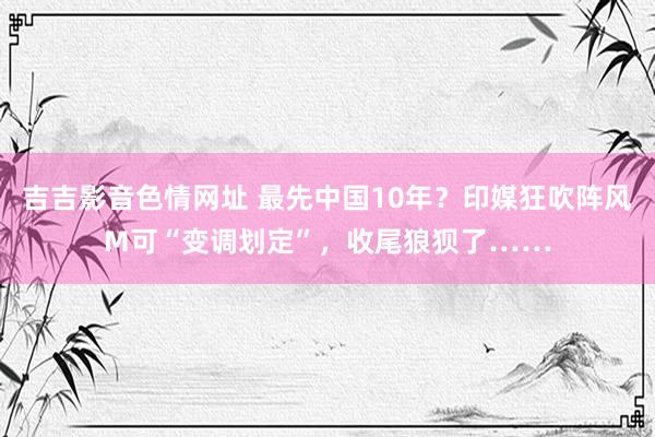 吉吉影音色情网址 最先中国10年？印媒狂吹阵风M可“变调划定”，收尾狼狈了……