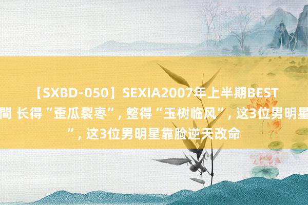 【SXBD-050】SEXIA2007年上半期BEST 全35作品8時間 长得“歪瓜裂枣”, 整得“玉树临风”, 这3位男明星靠脸逆天改命