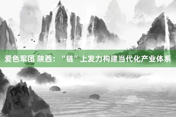 爱色军团 陕西：“链”上发力构建当代化产业体系