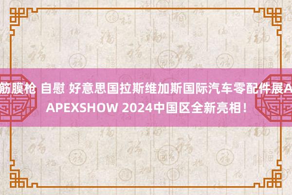 筋膜枪 自慰 好意思国拉斯维加斯国际汽车零配件展AAPEXSHOW 2024中国区全新亮相！